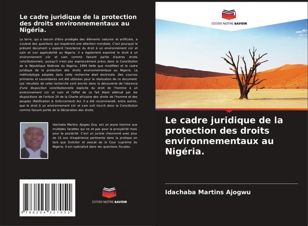 Idachaba Martins Ajogwu | Le Cadre Juridique De La Protection Des Droits...-image