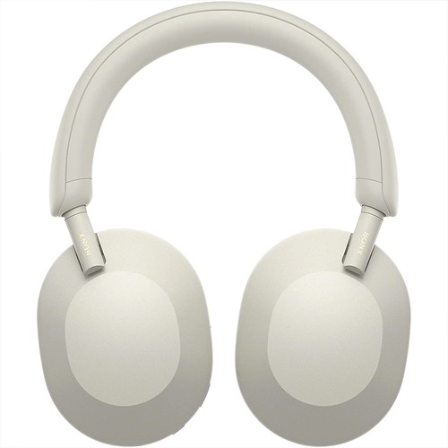 Sony WH-1000XM5 Wireless Noise Canceling Headphones, Silver w/ 2YR Warranty Kit - Photo 6 sur 12