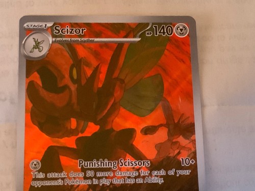 Pokémon TCG Scizor 205/197 Sv03: Obsidian Flammen Holo Illustration Rare NM - Bild 2 von 6