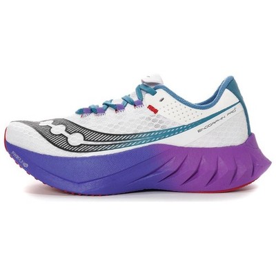 Saucony Endorphin Pro 4 Low Top Running Shoes Men's White Purple - S20939-68