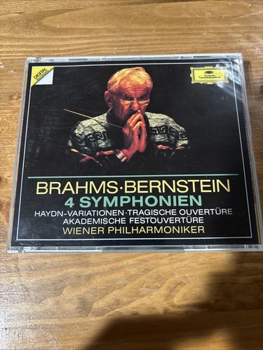 Brahms, Bernstein: 4 Symphonien Haydn-Variation, 4 CD Box Set mit Art & Tracking - Bild 1 von 1