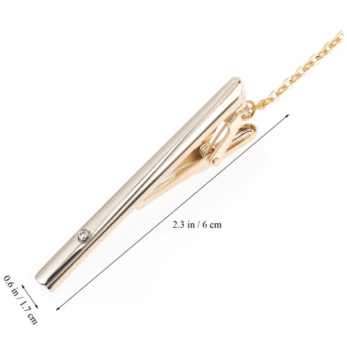 Manschettenknopf Krawattenklammer Bräutigam Mann Verschlüsse für Männer Hochzeit Clips - Bild 2 von 10