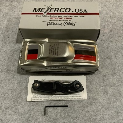 Meyerco Seki Japan AUS-8 Speedster Blackie Collins Pocket Knife W