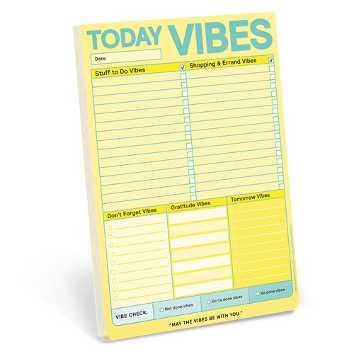 6-Count Today Vibes Pads, To Do List Notepads & Daily Planner Pads, 6 x 9-inches - Picture 2 of 7