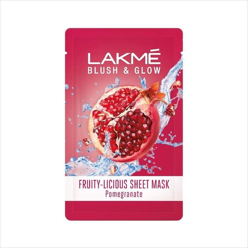 Lakme Blush And Glow Sheet Mask For Women - 20ml Each (Pack of 4) -Free Shipping - Picture 5 of 7