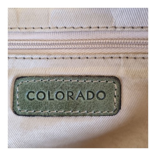 Colorado Green Leather Cross Body Messenger Handbag Hand Bag - Picture 3 of 13