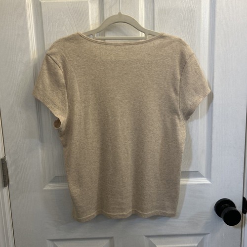 Nuevo con etiquetas American Eagle Hey Baby acanalado manga corta para mujer, talla XL - Imagen 8 de 17