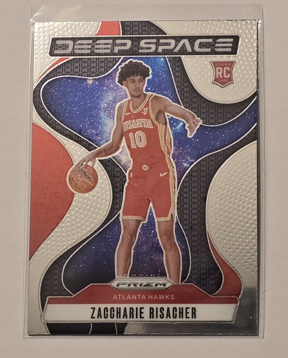 2024-25 Panini Prizm Deep Space Zaccharie Risacher #8 (RC)