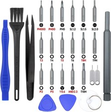 26-Pcs Macbook Pro Repair Tool Kit, P5 Pentalobe T5 Torx Screwdriver Spudger