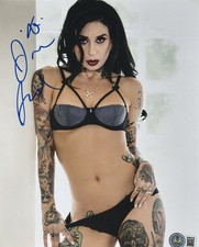 Joanna Angel Signed 8x10 Photo BAS Beckett Witness COA Autograph Adult Star