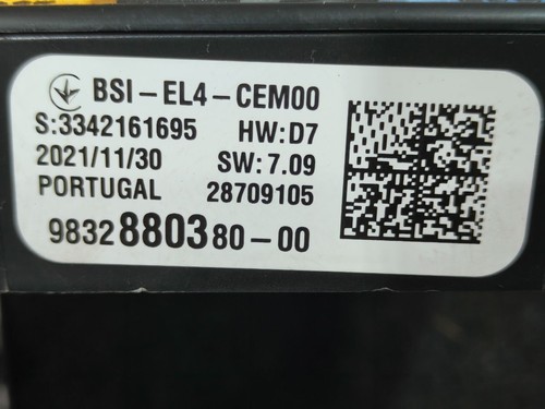 PEUGEOT PARTNER MK3 K9 1.5 DIESEL ENGINE ECU KIT 9826975080 - Picture 4 of 7