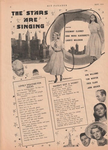 4 Hit Parader Magazines - 1950 to 1953 - Very Good Cond - Ads For Musical Movies - Foto 12 di 13