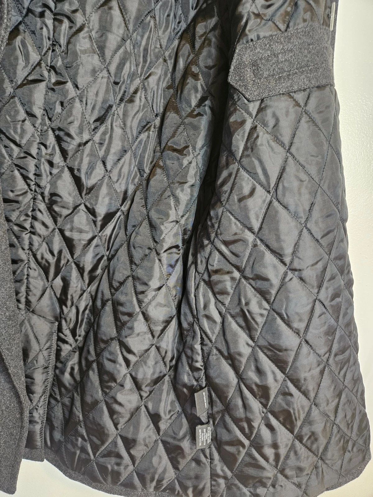 JF J.Ferrar Men Gray Modern Fit Double Breasted Pea Coat Jacket Size L NWOT/Min - product detail image 13