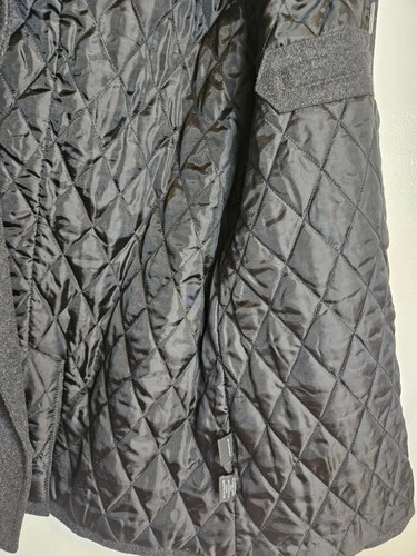 JF J.Ferrar Men Gray Modern Fit Double Breasted Pea Coat Jacket Size L NWOT/Min image 13