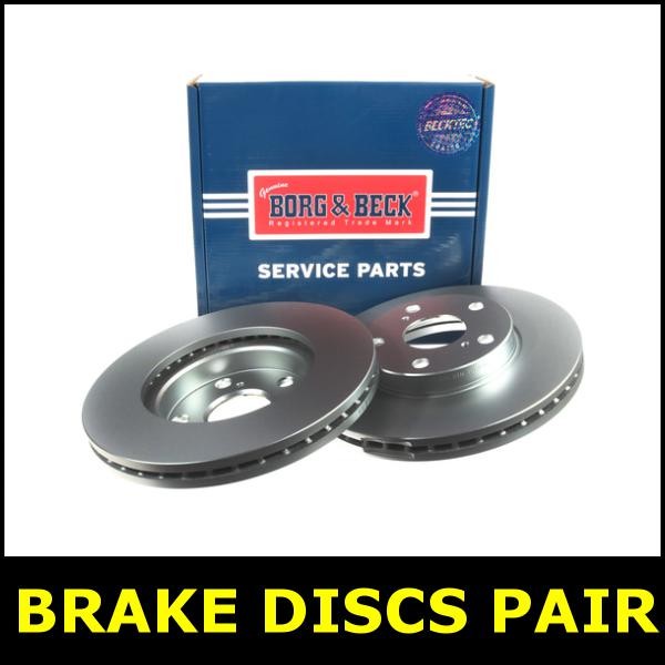 Brake Discs Pair Front Fits TOYOTA AURIS OPT1/2 1.8 2ZR-FXE E18 9072