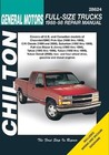 New ListingGeneral Motors Full-Size Trucks, 1988-98, Repair Manual (Chilton Automotive .
