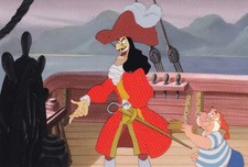 Captain Hook & Mr. Smee - Peter Pan Disney Movie 1953 Postcard 2023