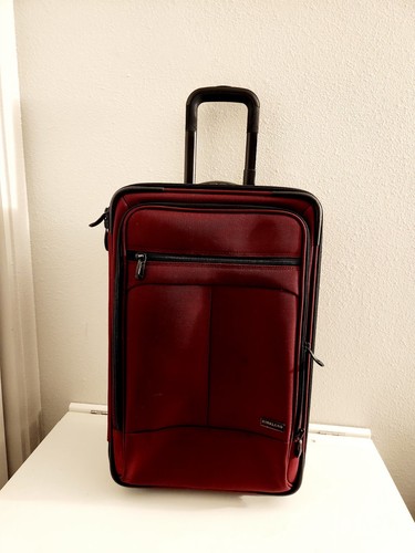 Kirkland Signature 22" Expandable Wheeled Carry on Suitcase-Red - Picture 1 of 16