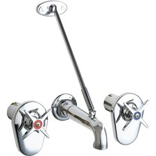 Chicago Faucets 782-ISCP Concealed Hot and Cold Sink Faucet with Pail Hook