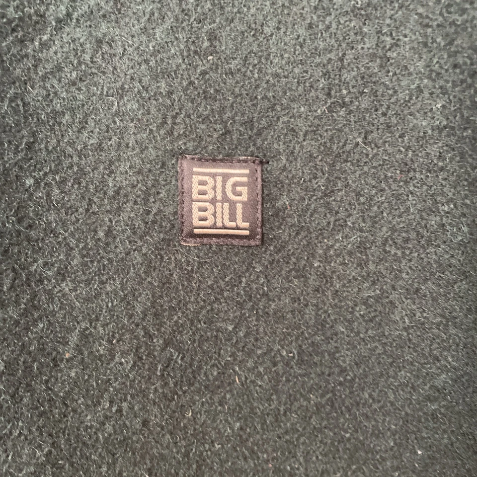 Big Bill Hunting Vest Mens L Green Orange Reversible Wool Fleece Outdoors Nature - Image 2 of 4