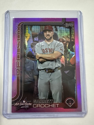 2025 Topps Update Garrett Crochet All Star Game Pink Holo Foil Exclusive #ASG-20 - Picture 8 of 9