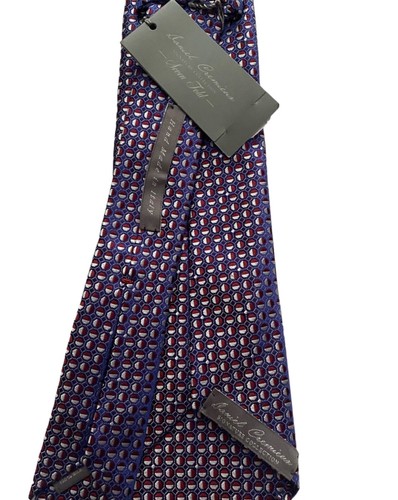 Daniel Cremieux Neck Tie Nwt Multi Woven Silk Seven 7 Fold Hand Made in Italy - Picture 3 of 3