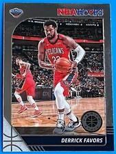 2019-20 Hoops Premium Stock #190 Derrick Favors Pelicans Basketball Base Card