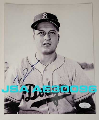 TOMMY LASORDA Signed 8x10 Photo Los Angeles Dodgers Autograph Photo JSA COA - Picture 2 of 2