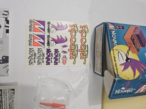 Novak Rooster Reversible Speed Control EMPTY BOX Decal Sticker Sheet Manual Etc. - Picture 12 of 18