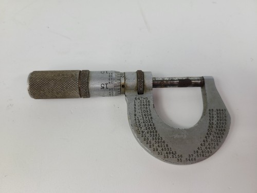Starrett Nº T230FL 0-1" Micrómetro .0001" Herramienta de Maquinista EE. UU. - Imagen 4 de 6