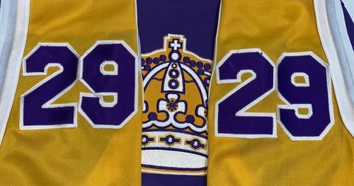 1980-1988 Los Angeles Kings #29 maglia vintage NHL hockey away grande CCM Maska - Foto 5 di 11