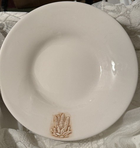 Vintage Pottery Barn Harvest 10,25" Salat Pasta Teller mit Rand geprägt Eichel Herbst - Bild 5 von 17