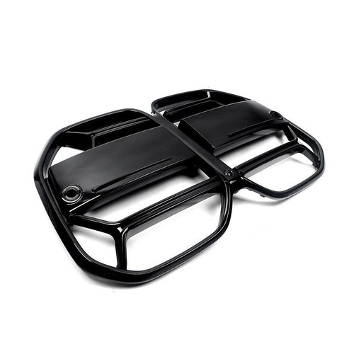 For BMW 4 Series G22 G23 21-23 ABS CARBON STYLE Front Bumper Grille Mesh Replace - Foto 4 di 8