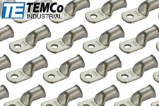 100 Lot 3/0 5/16" Hole Ring Terminal Lug Tin Plated Copper Uninsulated AWG Gauge