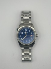 Men’s Rotary Commando Pilot Automatic Navy Stainless Steel Wristwatch GB05470/52