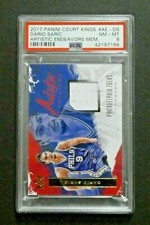 2017 Panini Court Kings Artistic Endeavors Patch Dario Saric #AE-DS PSA 8 NM-MT