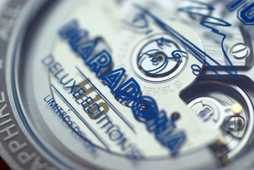 RELOJ PVD H-10 (HORADIEZ) OFICIAL DIEGO MARADONA AUTOMÁTICO DE LUJO EDICIÓN LIMITADA - Imagen 7 de 10