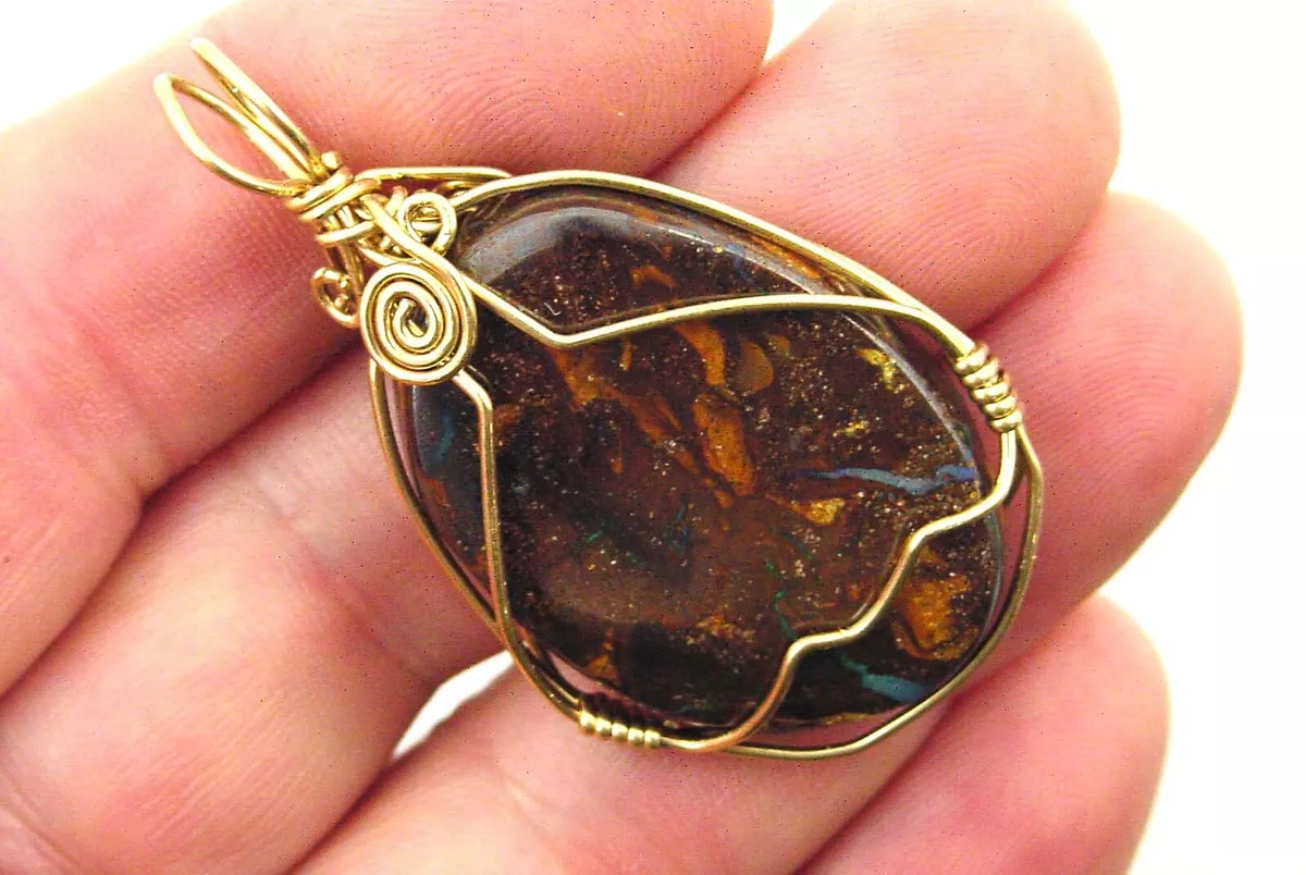 Boulder opal pendant ebay sale
