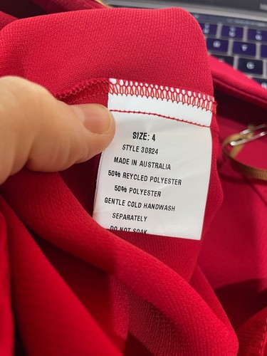 Manning Cartell womens NWT Editor's Pick pants size 4 Ruby red flat front - Picture 12 of 13