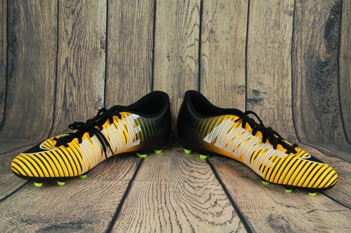 Nike Mercurial Vortex III FG Soccer Cleats Yellow Black 831969-801 Mens Size 13 - Picture 8 of 12