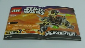 75129 STAR WARS WOOKIEE GUNSHIP SERIES 3 Lego Instruction Manual Only 964-6