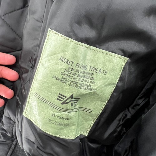 ALPHA INDUSTRIES X J Balvin Jacke Herren 2XL Schwarz Bomber Tactical Streetwear - Bild 11 von 13