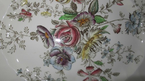 Johnson Bros. "Sheraton " Oval Platter. 12"x10". Made in England. - Picture 3 of 6