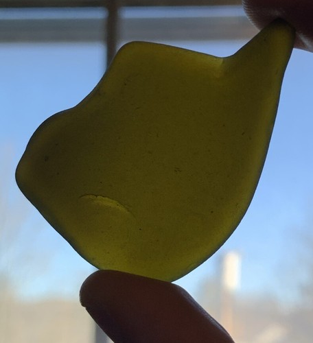 Antique Olive Sea Glass 1 Lb Tumbled Pirate Glass Bottle Necks For Crafts - Picture 12 of 15