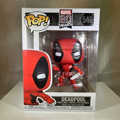 Funko Pop! Marvel 80 Years: DEADPOOL #546 - New - Excellent