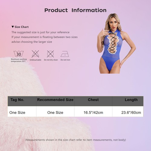 Womens Lingerie Glossy Bodystockings Sleeveless Bodysuit Open Crotch Clubwear - Picture 51 of 65