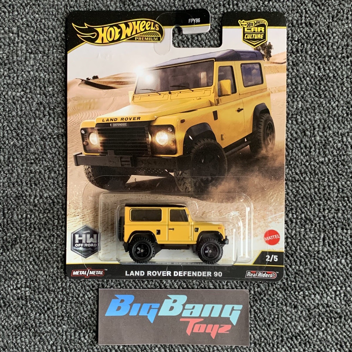 ホットウィール　プレミアム　ベンツ　ディフェンダー　ランチア Hot Wheels Premium Land Rover Defender 90 HW Off Road 2025