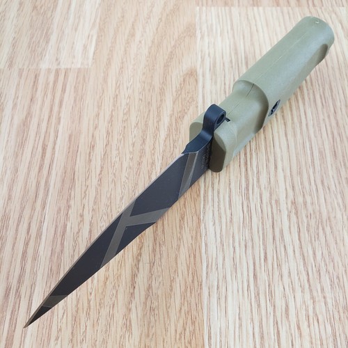 Extrema Ratio Shrapnel Fixed Knife 4.25" N690 Steel Blade Tan Forprene Handle - Picture 6 of 13