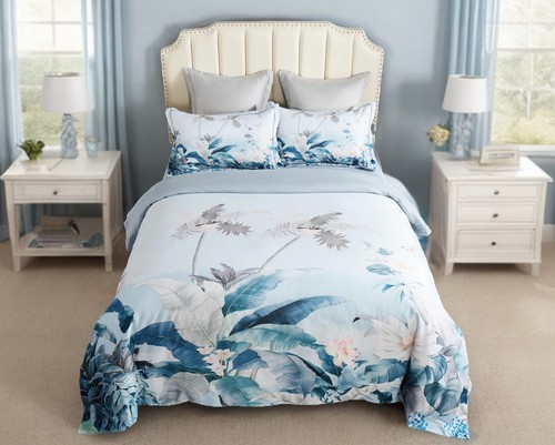 Tropical Duvet/Doona/Quilt Cover Set Queen/King/Super King Size Bed SM020