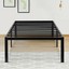 olee sleep 18 inch tall heavy duty steel slat/ anti-slip support/ easy assemb...